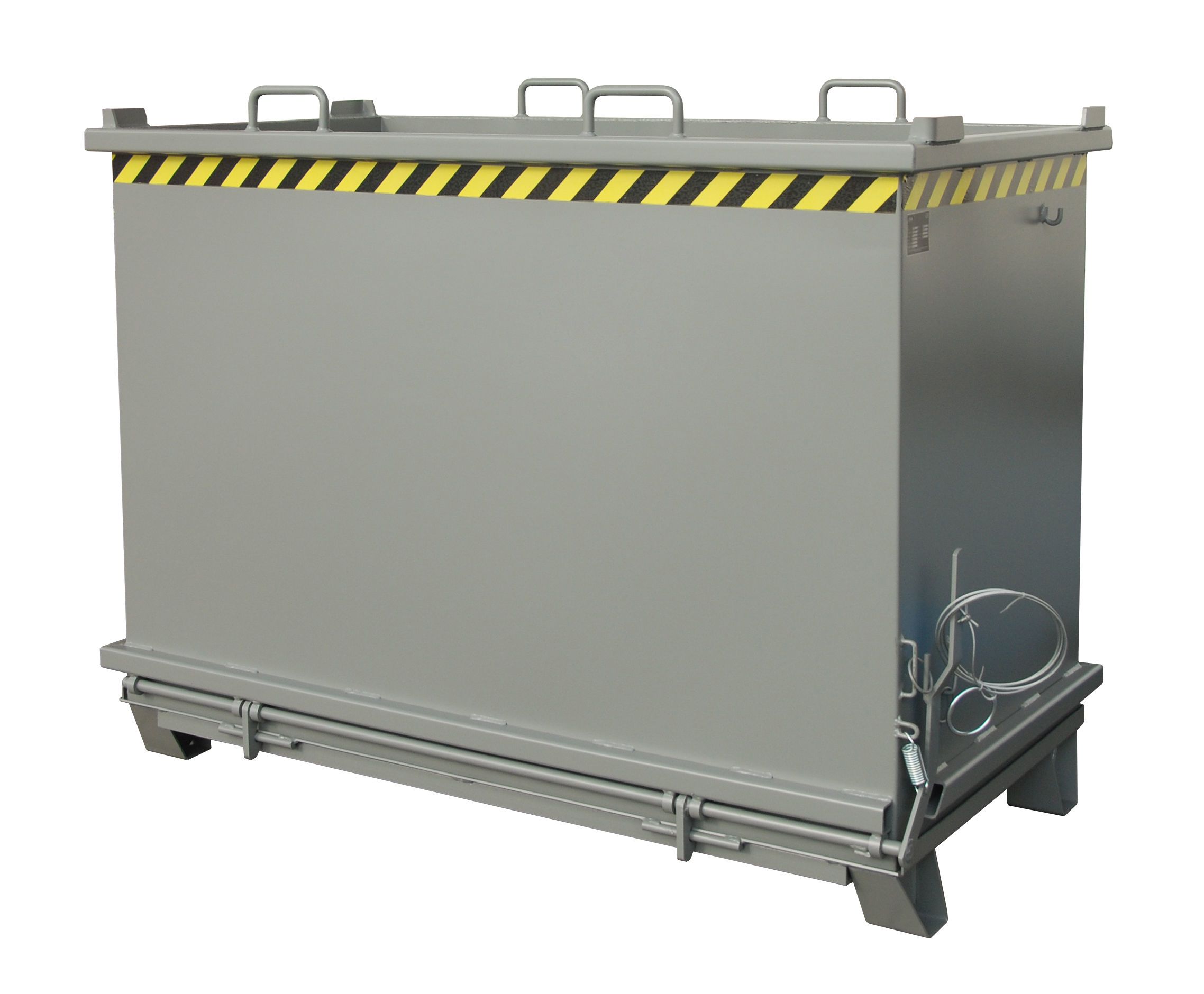 BAUER Südlohn Klappbodenbehälter Typ SB 2000-RAL 7005