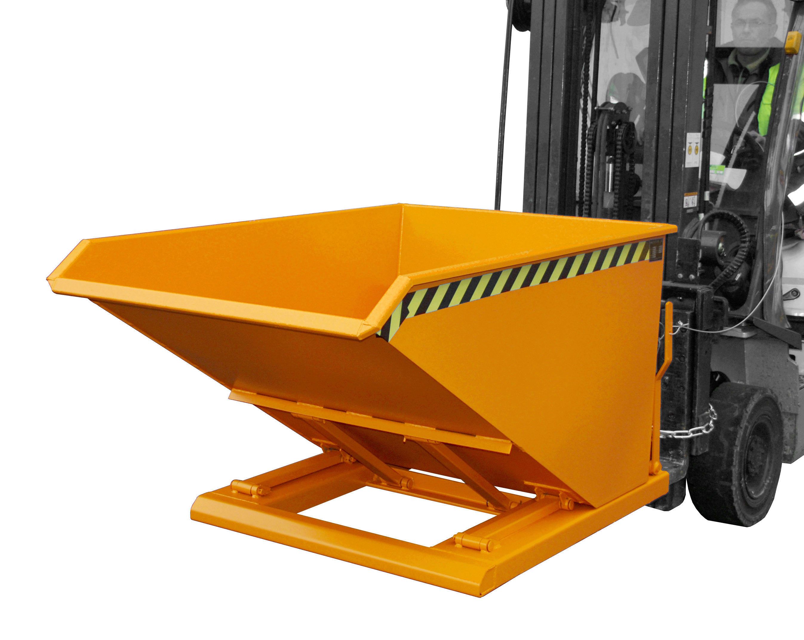 Bauer Kippbehälter Typ NK 100 RAL 2000