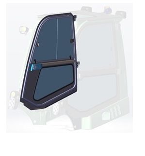 Kabinentür rechts für Gabelstapler von Jungheinrich