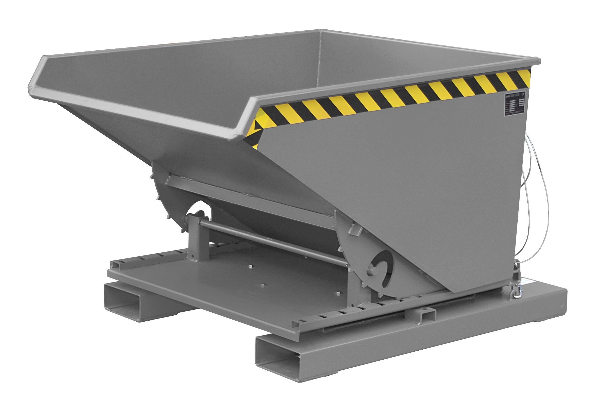 BAUER Südlohn Kippbehälter Typ 3S 600-RAL 7005