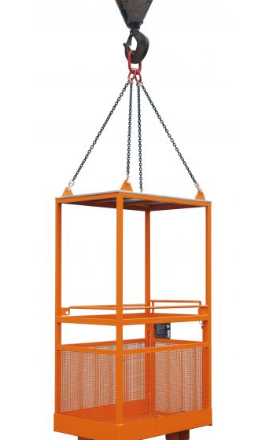 Arbeitsbühne Typ MB-K-IV - mit verzinktem Dach für die Kranaufnahme