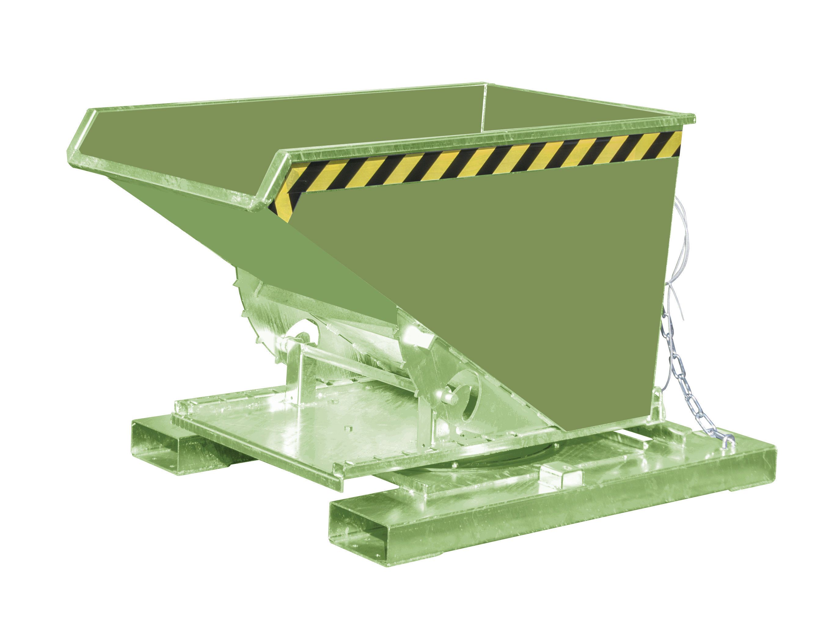 BAUER Südlohn Kippbehälter Typ 3S 300-RAL 6011