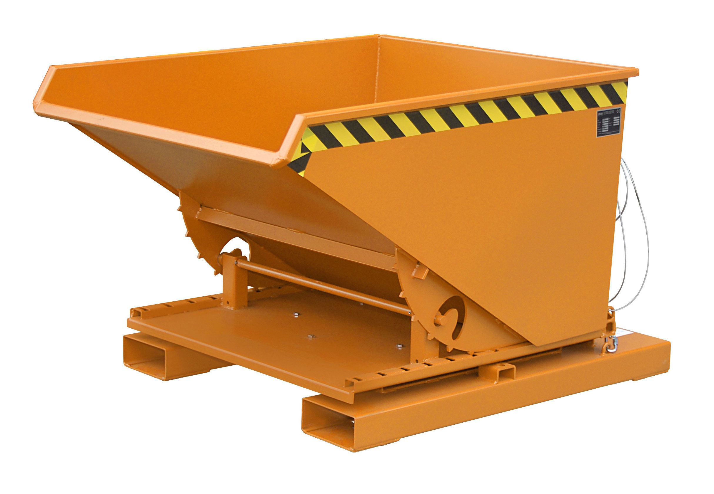 BAUER Südlohn Kippbehälter Typ 3S 600-RAL 2000