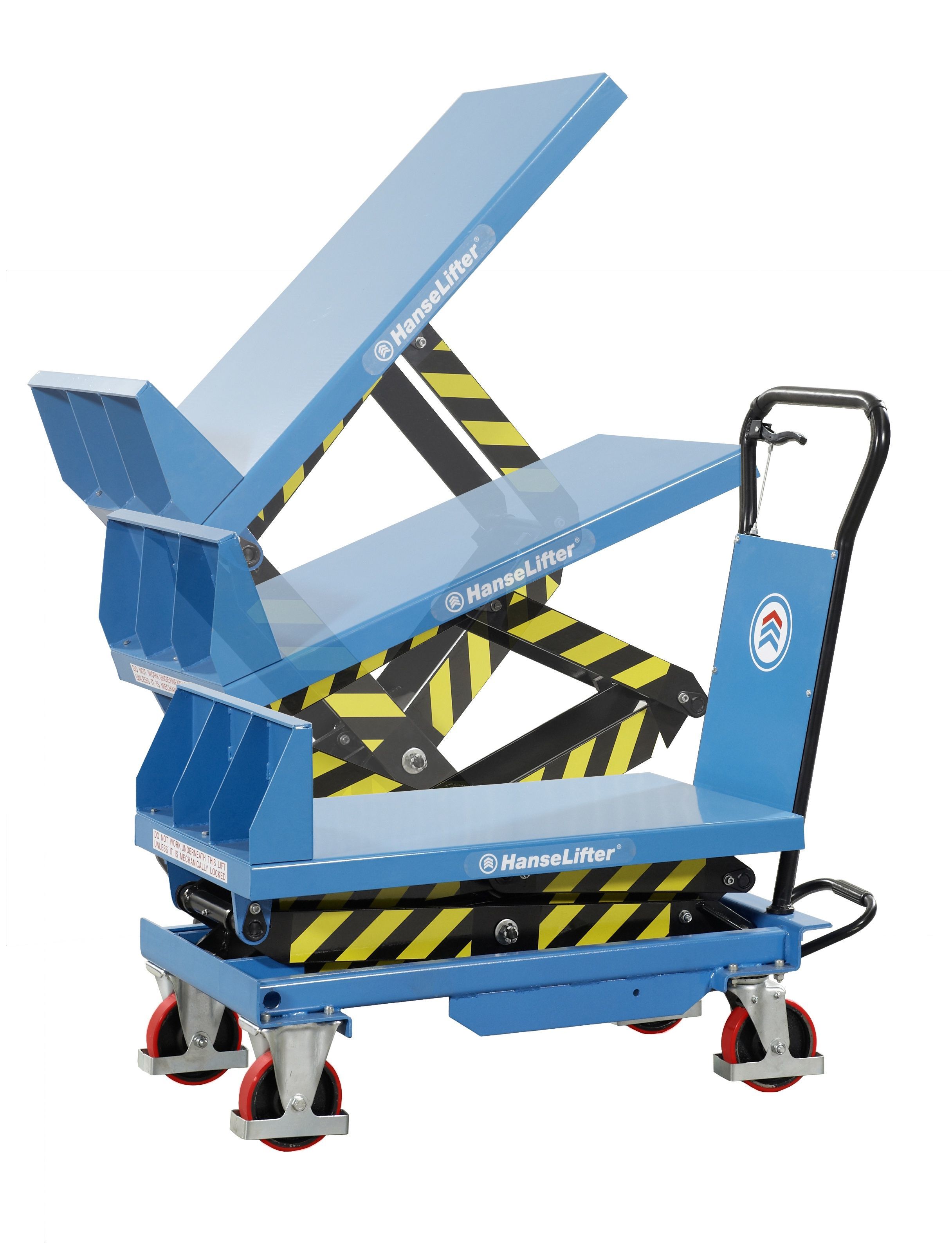 Manueller Neigehubtischwagen mit Doppelscheren Typ NHT 600