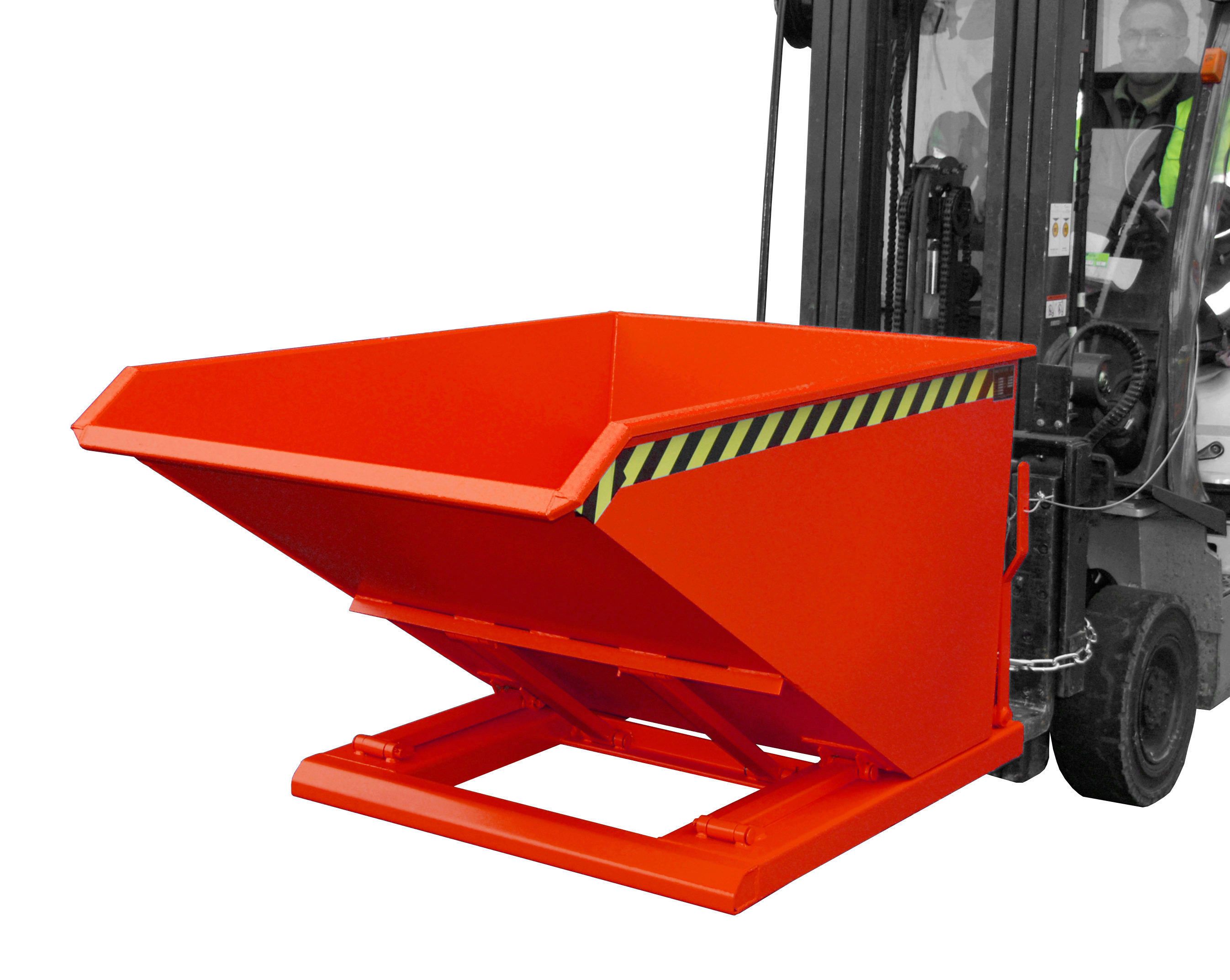 Kippbehälter Typ NK 100-RAL 3000