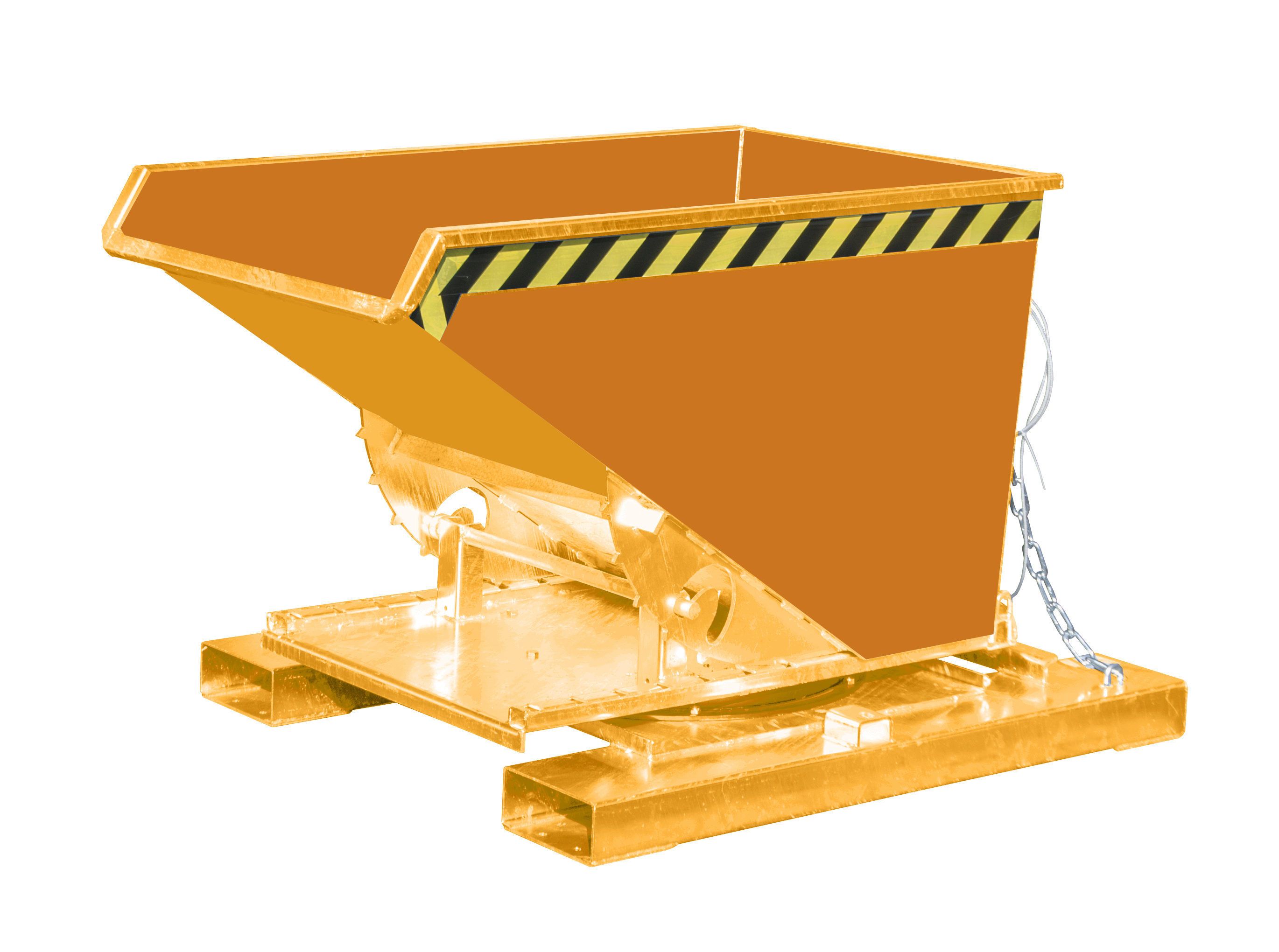 BAUER Südlohn Kippbehälter Typ 3S 300-RAL 2000