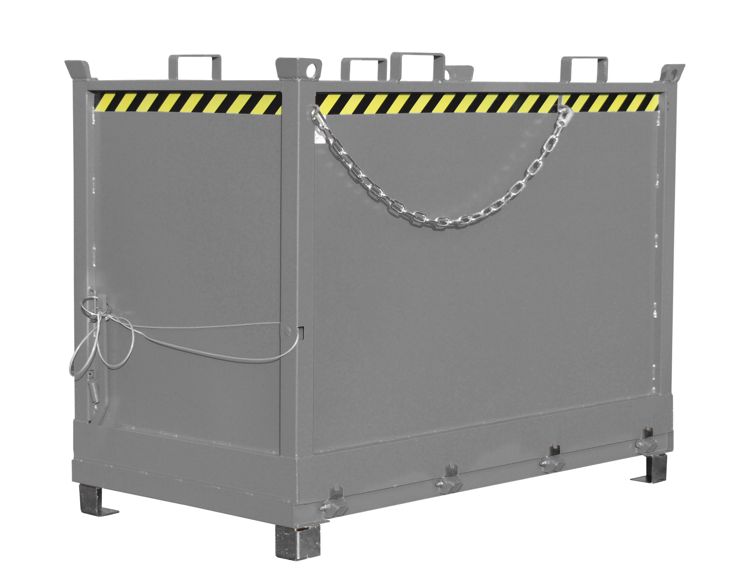 BAUER Südlohn Klappbodenbehälter Typ FB 2000-RAL 7005