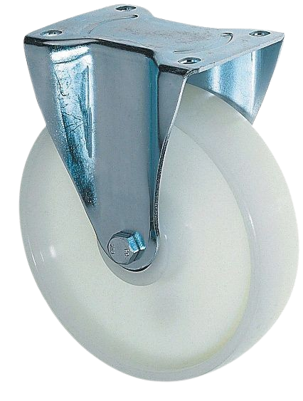 Lenk- und Bockrollen aus Polyamid Ø 180 mm Tragkraft 1000 kg