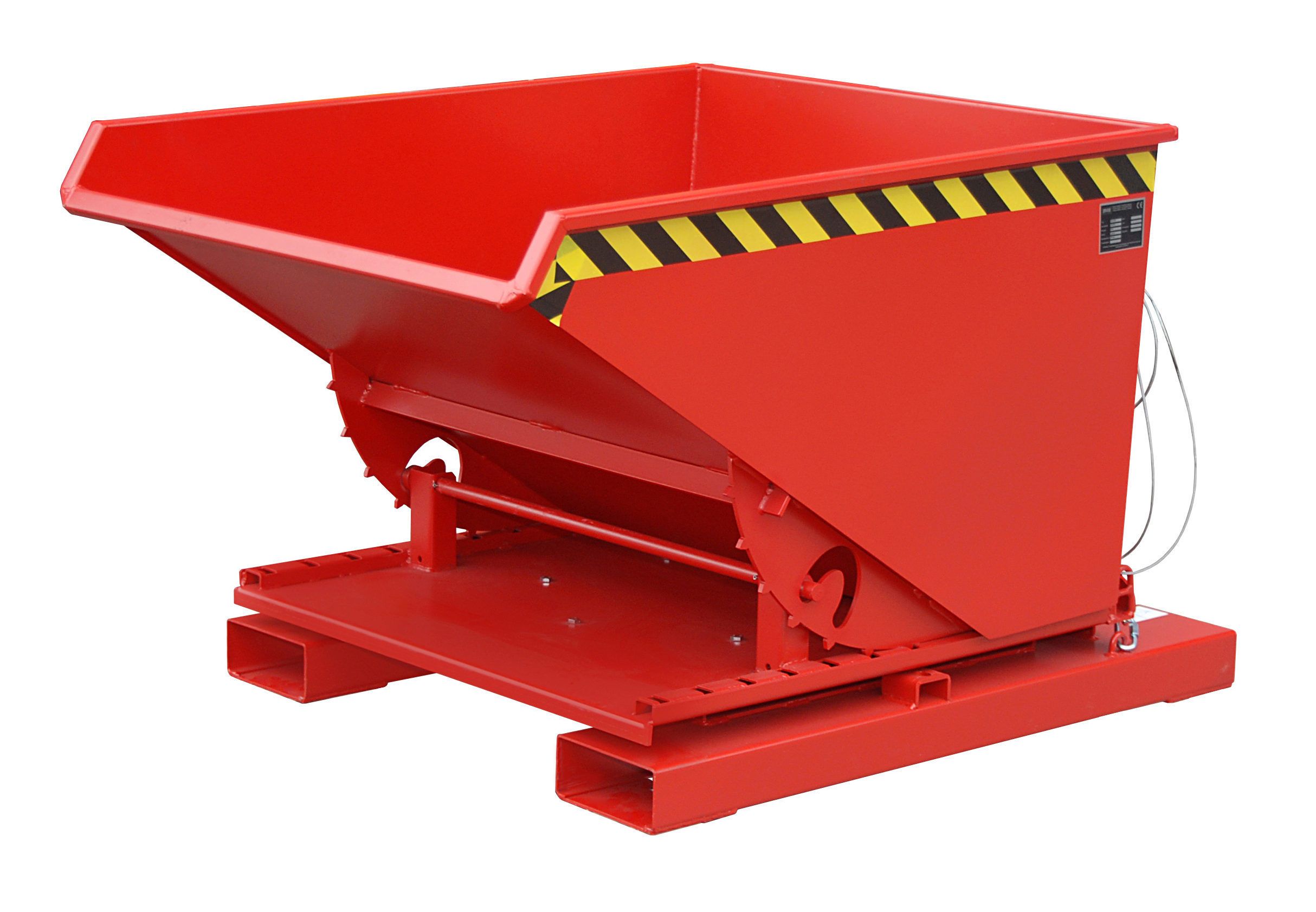 BAUER Südlohn Kippbehälter Typ 3S 600-RAL 3000