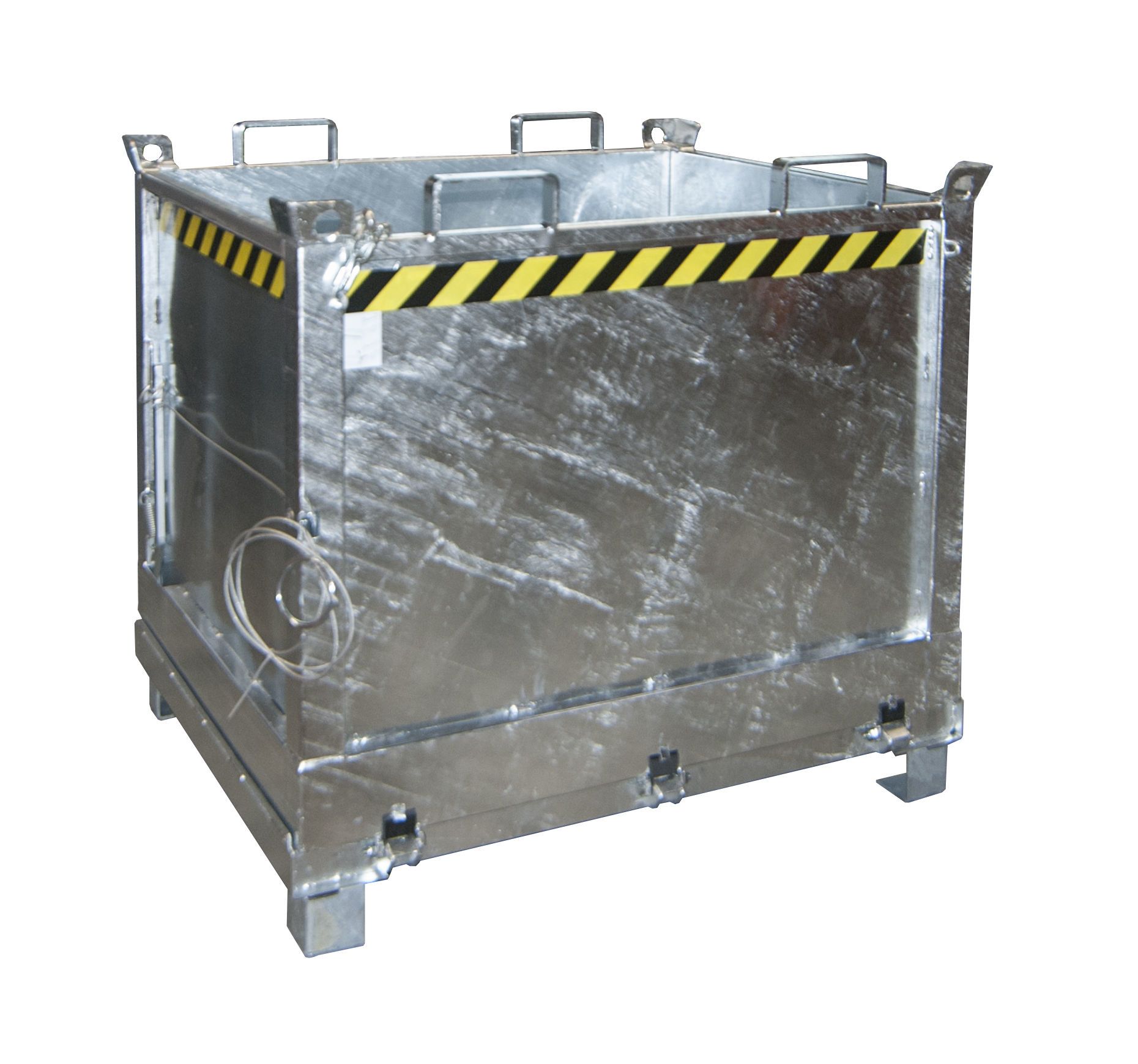 BAUER Südlohn Klappbodenbehälter Typ FB 1000-verzinkt