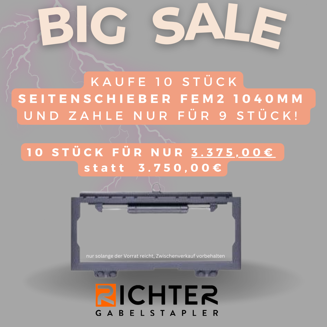 Seitenschieber FEM2 1040mm AKTION !