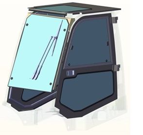 Vollkabine für Gabelstapler von Hyster