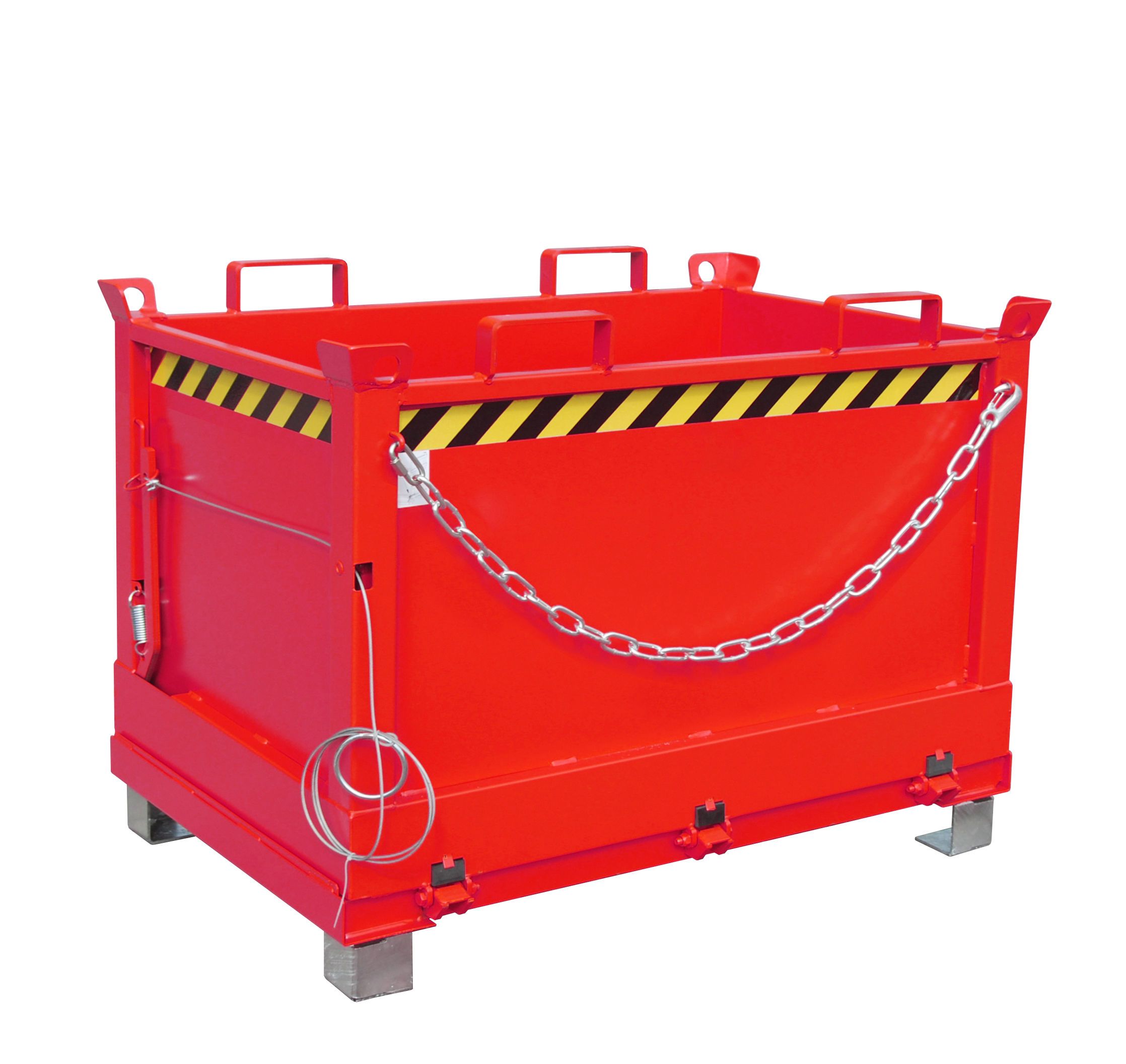 BAUER Südlohn Klappbodenbehälter Typ FB 500-RAL 3000