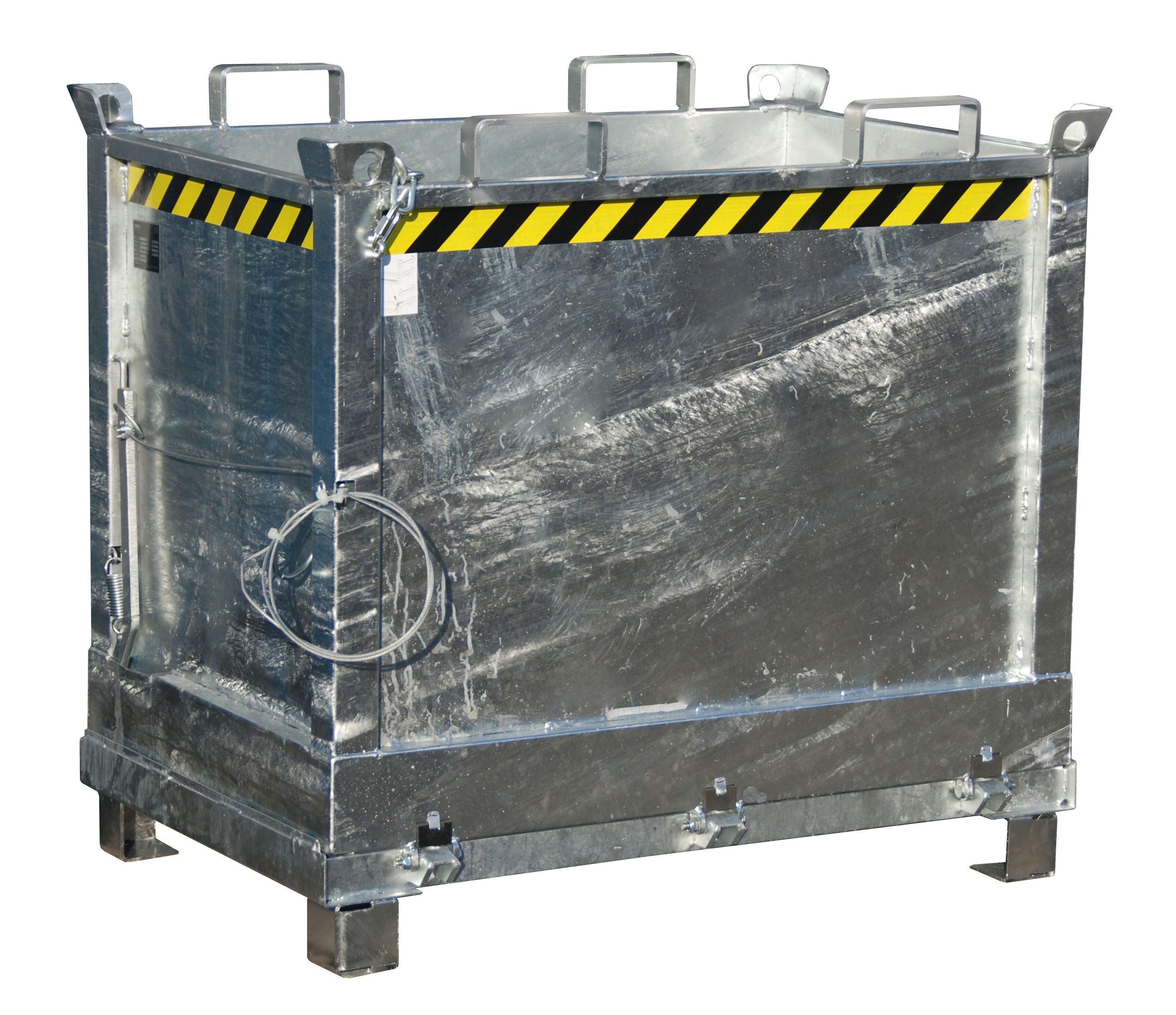 BAUER Südlohn Klappbodenbehälter Typ FB 750-verzinkt