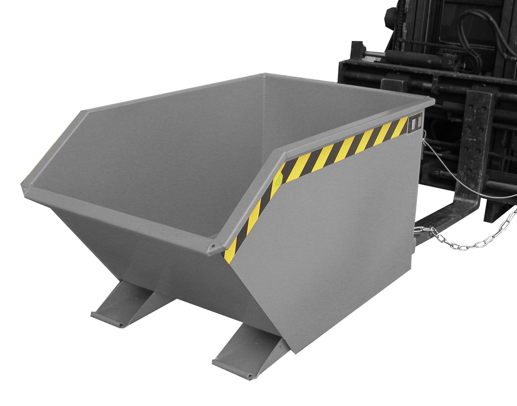 Kippbehälter Typ GU 500 RAL 7005