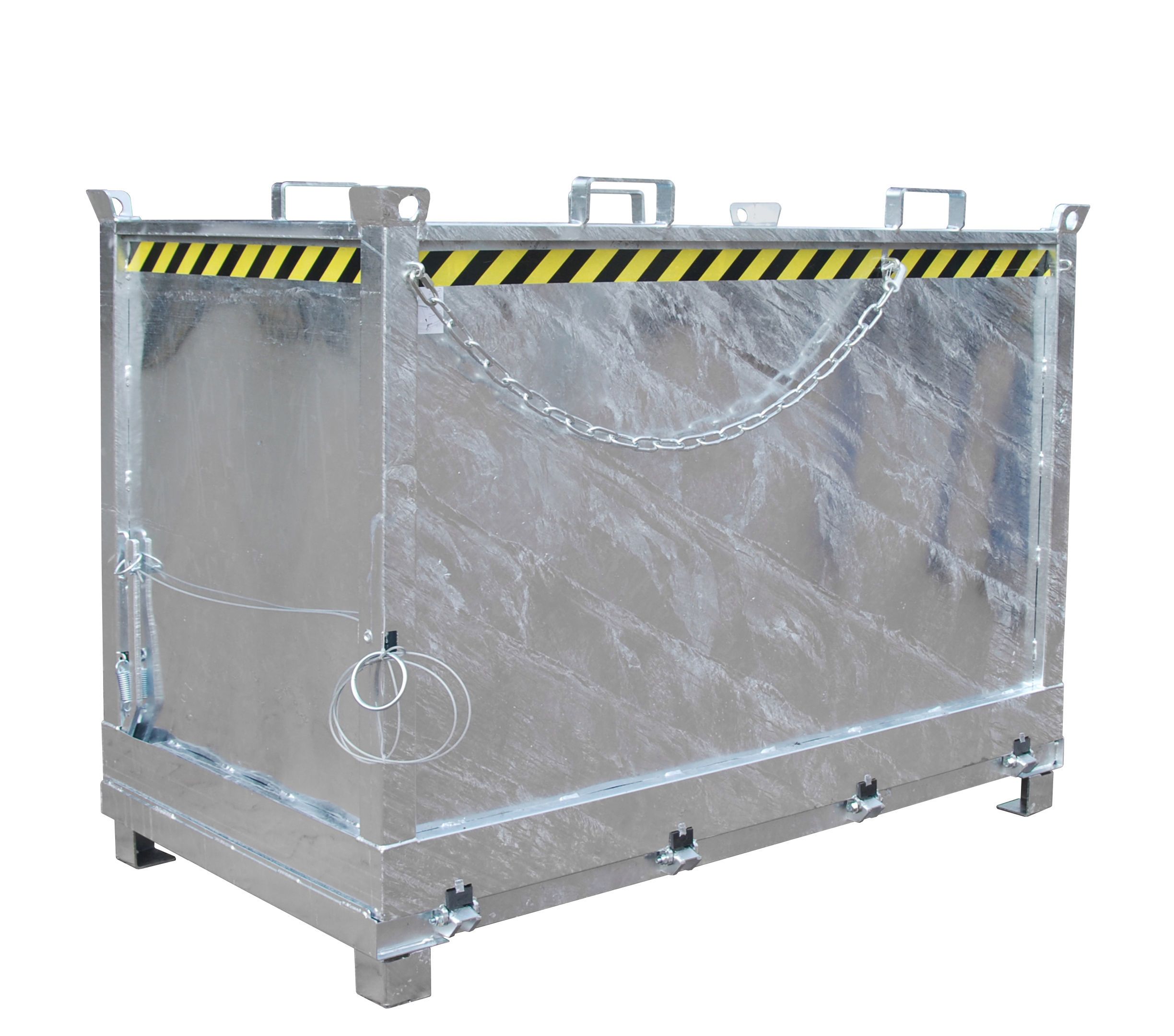 BAUER Südlohn Klappbodenbehälter Typ FB 1500-verzinkt