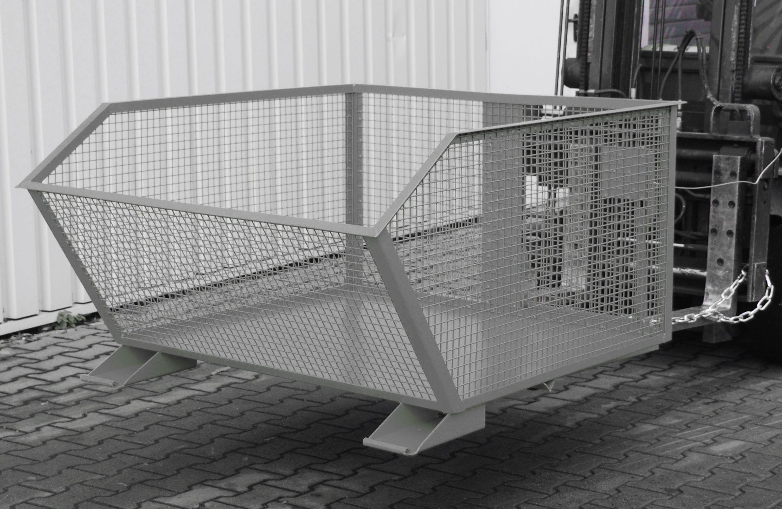 Gitterbehälter Typ GU-G 1000-RAL 7005