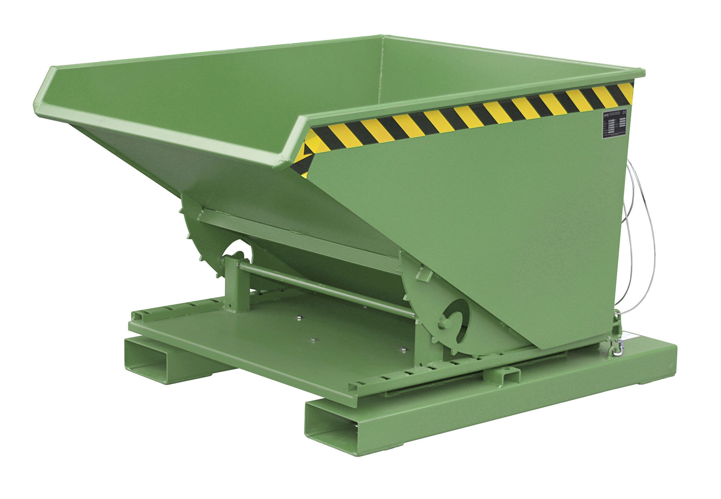 BAUER Südlohn Kippbehälter Typ 3S 600-RAL 6011