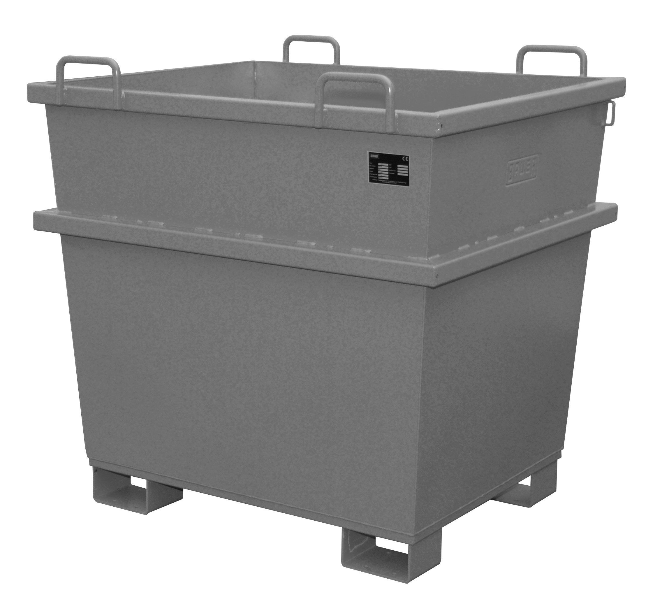 BAUER Südlohn Universal-Container Typ UC 1000-RAL 7005