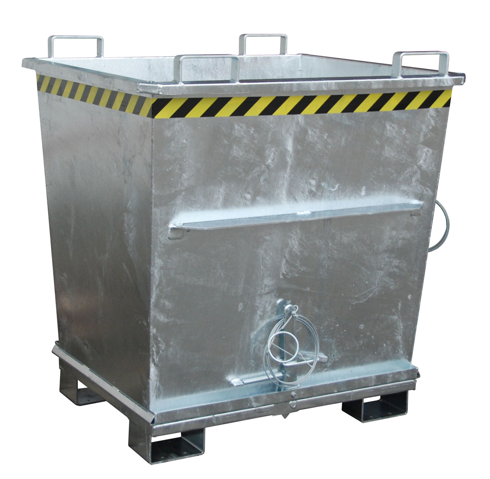 BAUER Südlohn Klappbodenbehälter Typ BKB 1000-verzinkt