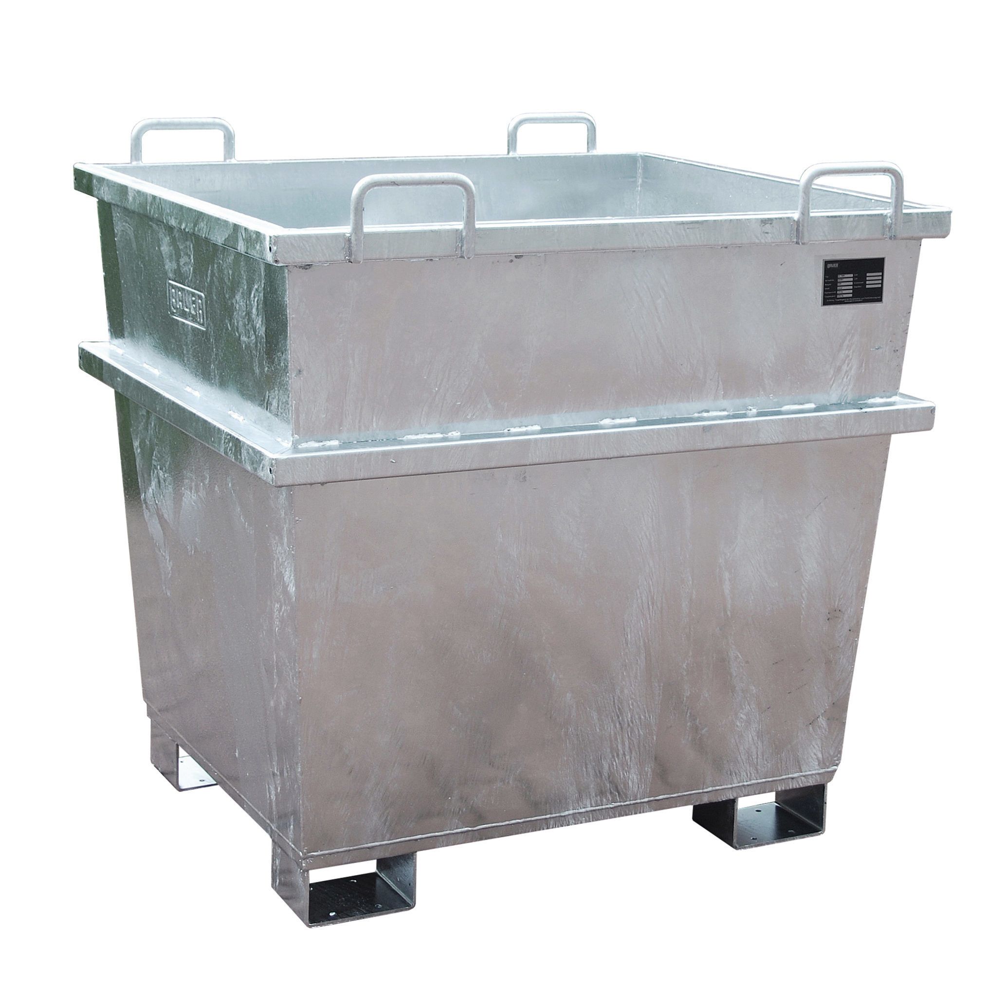 BAUER Südlohn Universal-Container Typ UC 1000-verzinkt