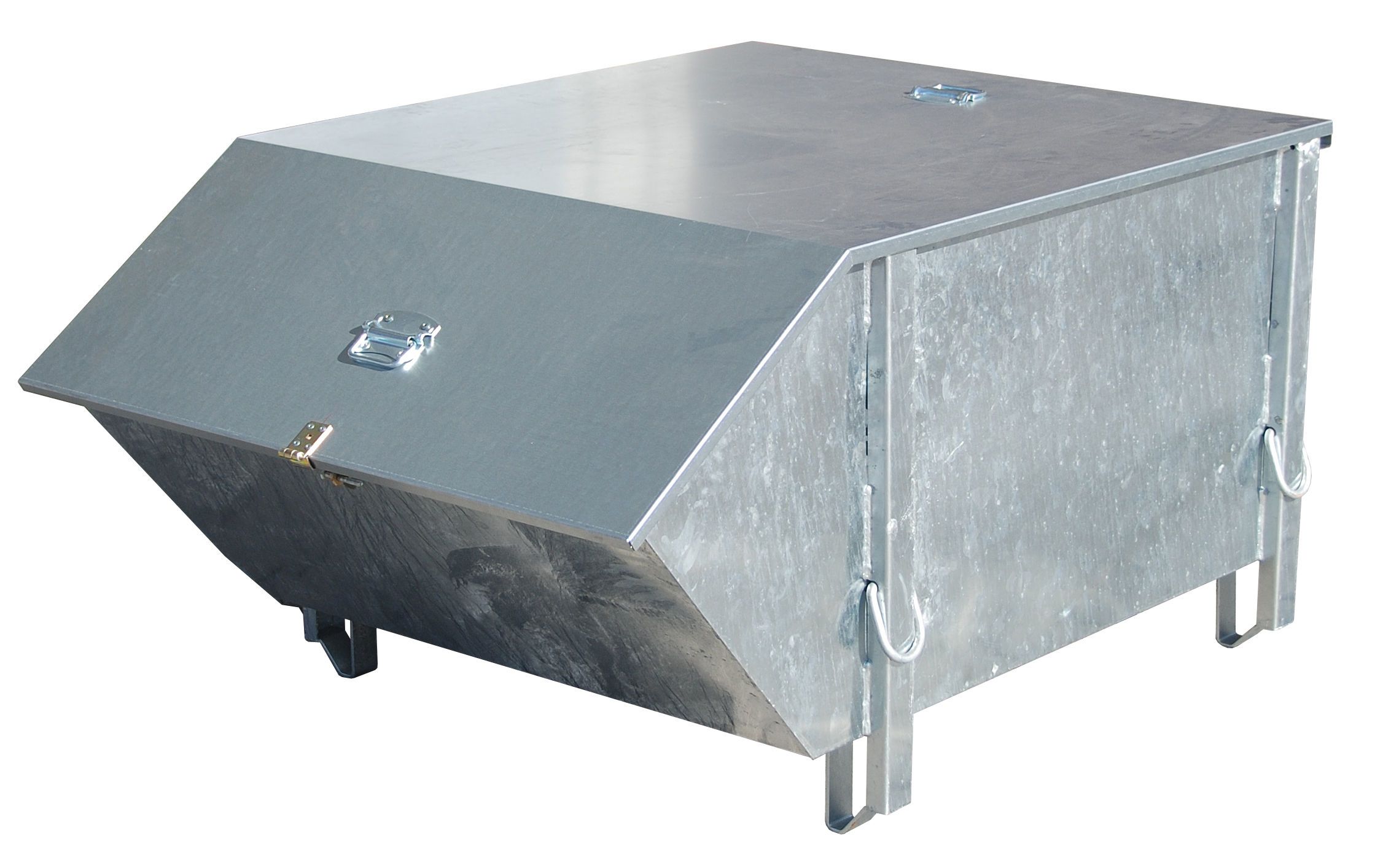 BAUER Südlohn Baustoff-Behälter Typ BBG 1000-verzinkt