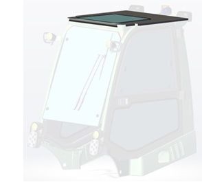 Dachscheibe für Gabelstapler von Caterpillar